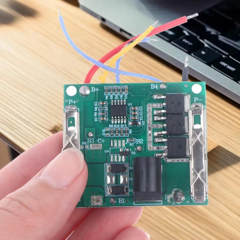 1Pc 5S 21V Lithium Battery Charging Protection Board BMS Module for High-Power Tools.
