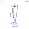 150ml Plastic Champagne Flutes Cup Clear Recyclable Shatterproof Goblet Cups Disposable Toasting Party Wedding Bar Supplies