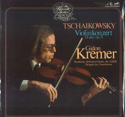 Disco LP GIDON KREMER JURI TEMIRKANOW STAA Tschaikowsky Konzert Ddur Fur Viol 25939HK MELODIA EURODIS 1970 Alemania Clásico Usado
