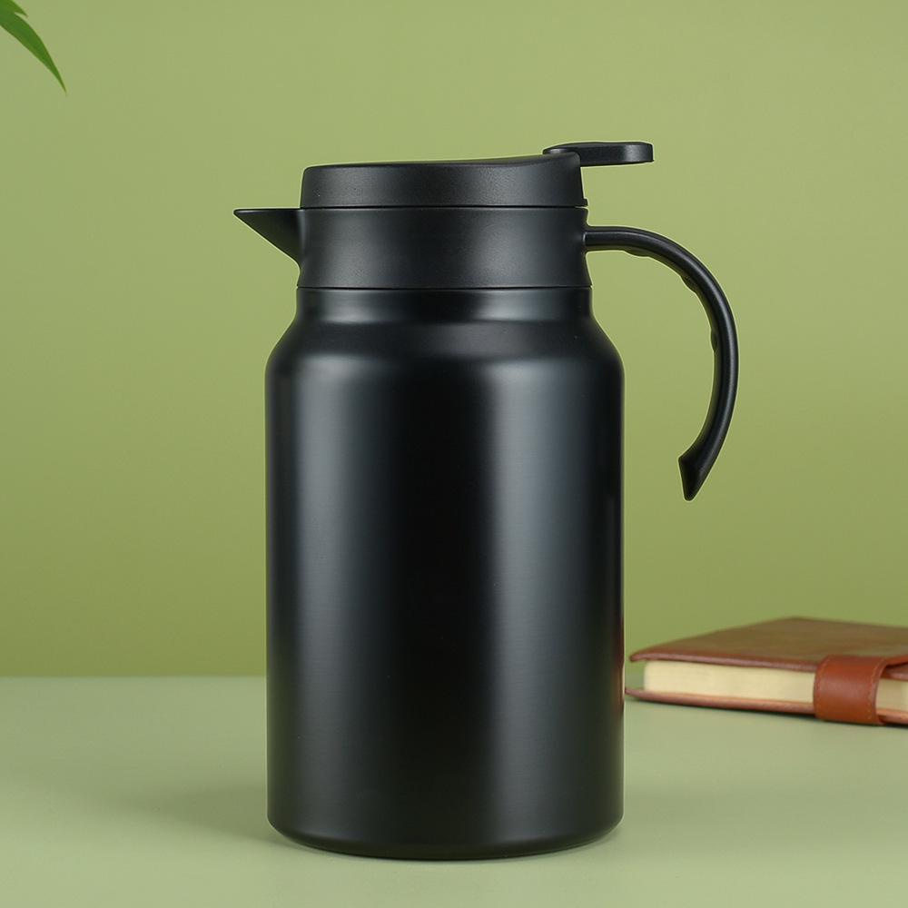 316 Stainless Steel Insulated Stewing Teapot with Temperature Display, Water Separation, and Customizable Patterns - Large Capacity.