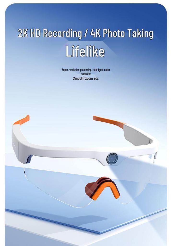 XV15 Intelligente Bluetooth Sportbrille: 4K HD-Kamera, Musik, Anrufe, Fahrtenrekorder