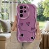 Phone Case: 2D Flat Samsung Galaxy A34 A35 M05 M06 S20 S22 S21 FE Plus 5G Protective Case, Couple Style, Cat Heart, Christmas and Halloween Gift