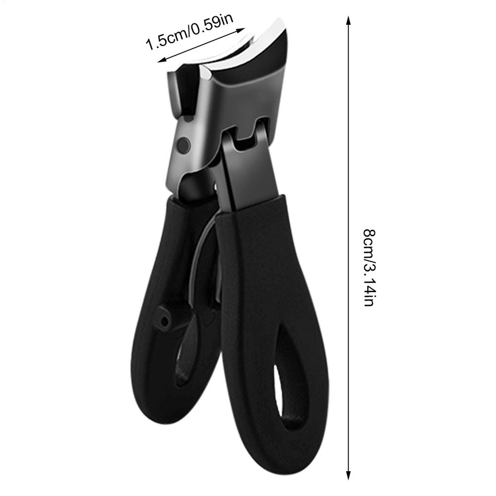 Anti-Splash Slant Edge Nail Clipper Wide Jaw Professional Oblique Toe Nail Trimmers Ingrown Toenail Tools  for Men Women Young