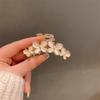 High Quality Women Hair Accessories Elegant Alloy Headdress Large Opal Butterfly Shark Clip Cross Flower Rhinestone Claw Clips