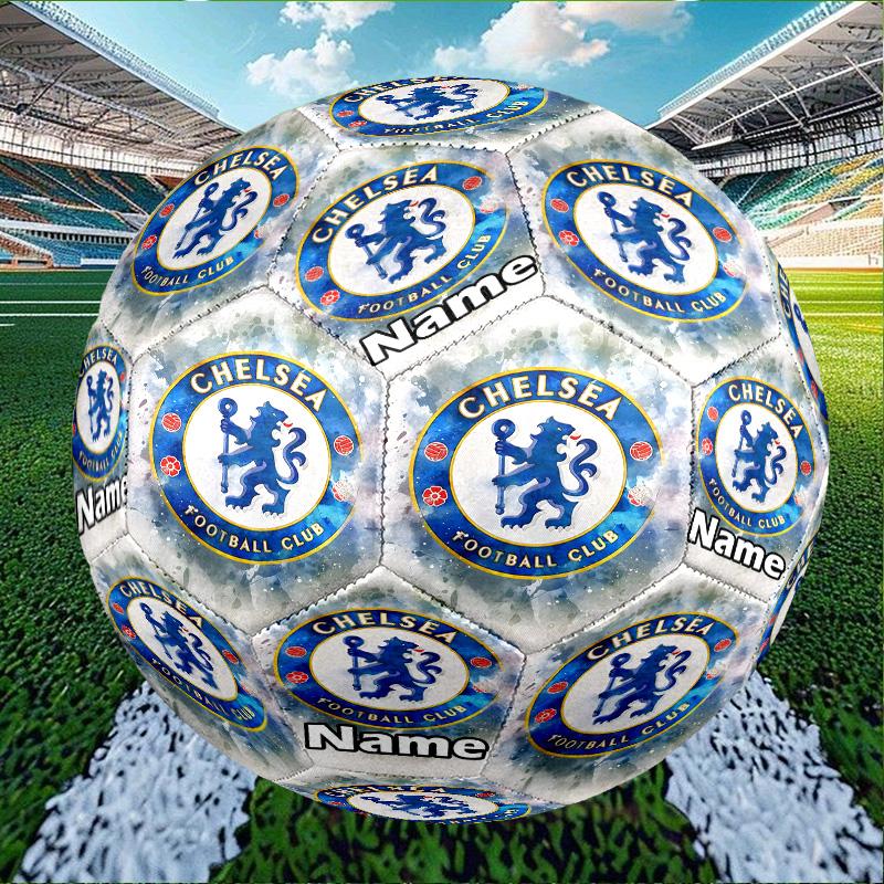 Benutzerdefinierter Name Personalisierter Chelsea F.C-A Druck Größe 5 Fußball Training & Spiel Fußball, für Team, Treten, Geschenk für Fußball-Enthusiasten