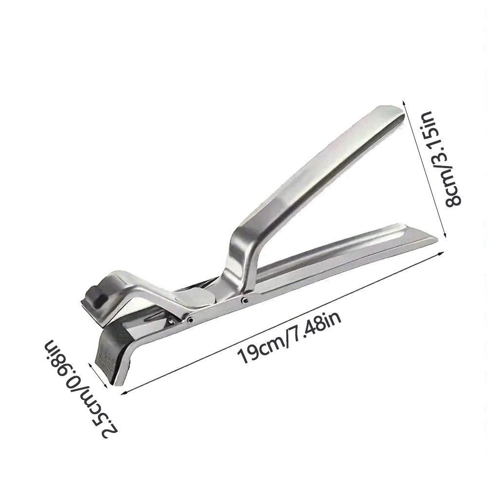New Stainless Steel Hot Plate Gripper Non-slip Multifunctional Hot Plate Gripper Tongs Anti Scalding Clip Kitchen Gadgets