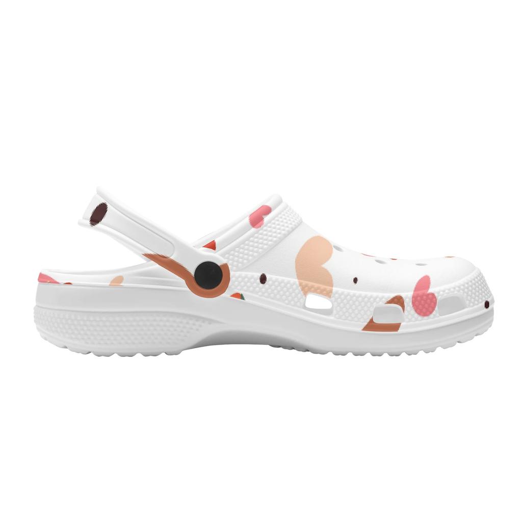 Trendy Printed EVA Clogs Unisex Soft Comfort Soft Garden Shoes Slip On Beach Pool Bathroom Home Home Slippers Easy Clean Wear