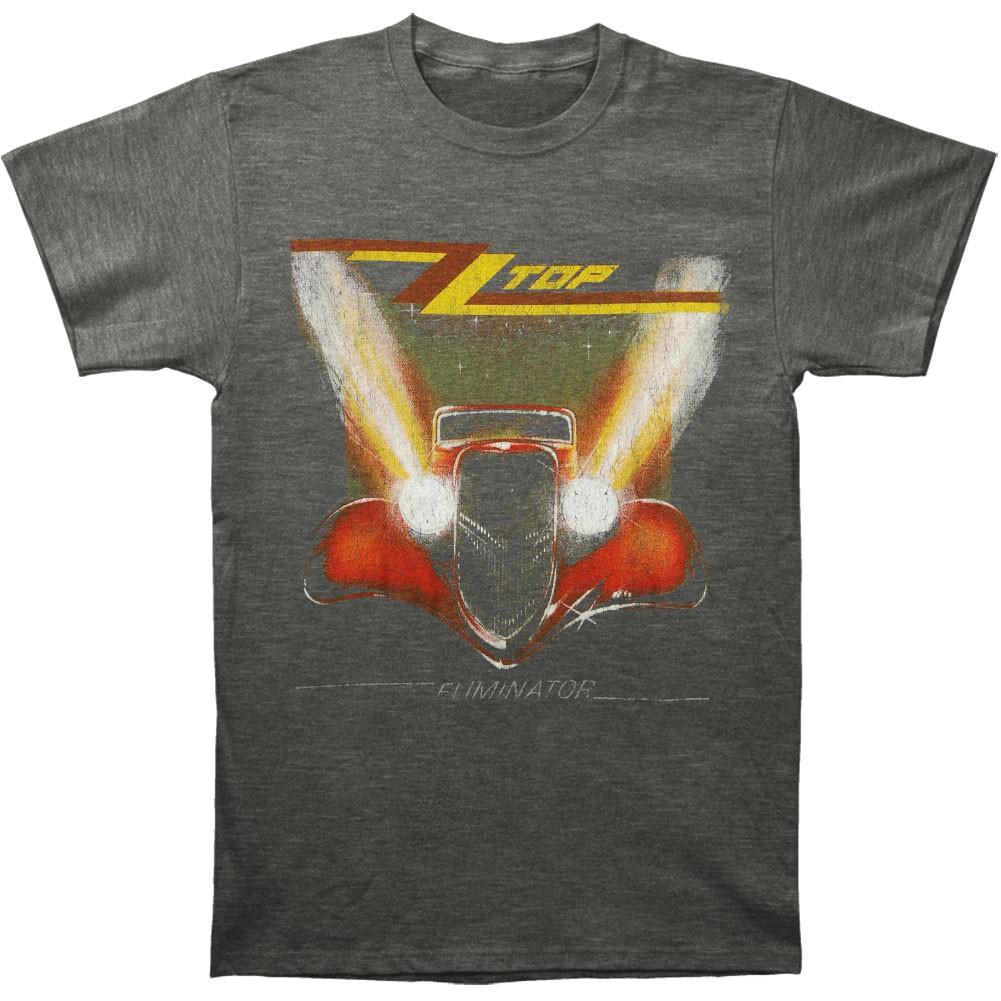 Men s ZZ Top Eliminator T-shirt Small Grey XL