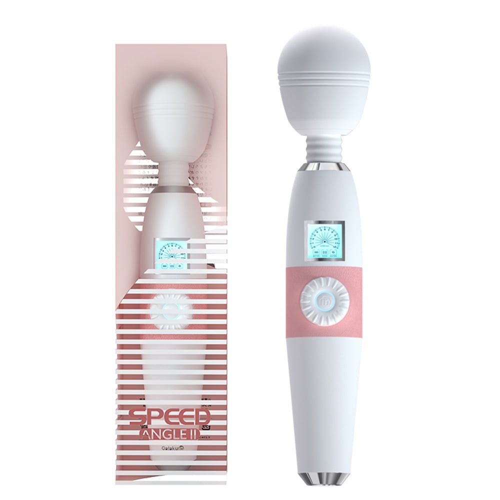 Wand Vibrator Sex Toys for Women, Rechargeable Clitoral Vibrator Massager with 12 Speed & 20 Vibrating & Heating Modes