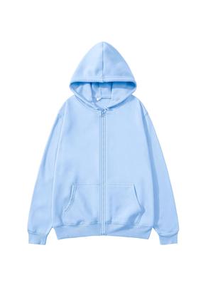 Unisex mikina s kapucí a zipem: Podzimní/Zimní Módní Silná Mikina s Kapucí a Podšívkou z Plyše