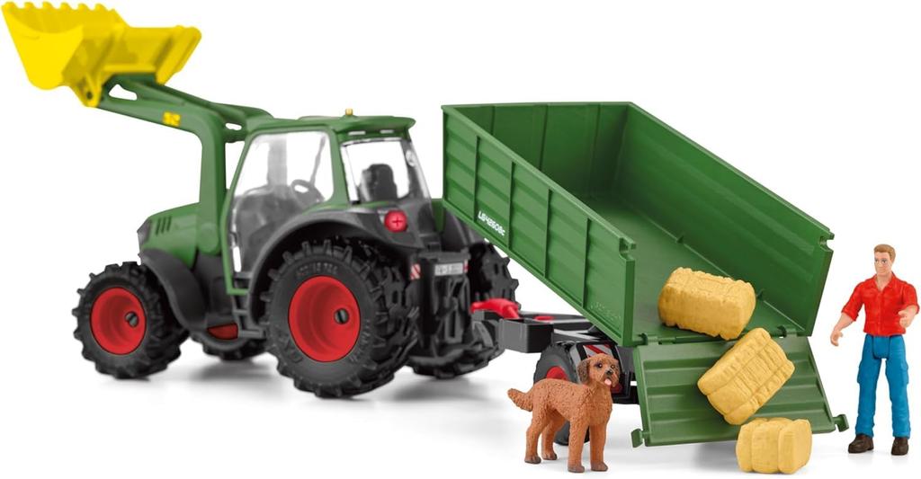 Schleich Farm World Tractor and Trailer 42608