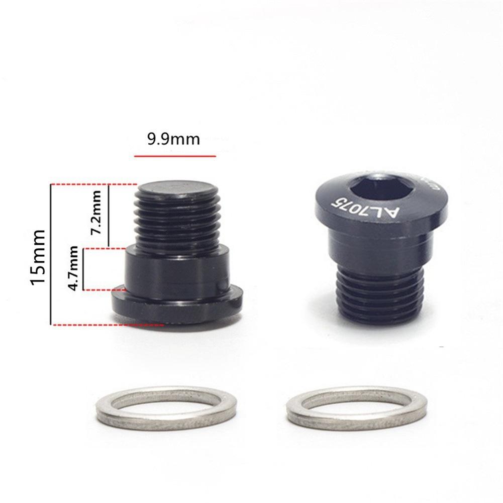 Accessory 2pcs Rear Derailleur Screws Aluminum Alloy Component