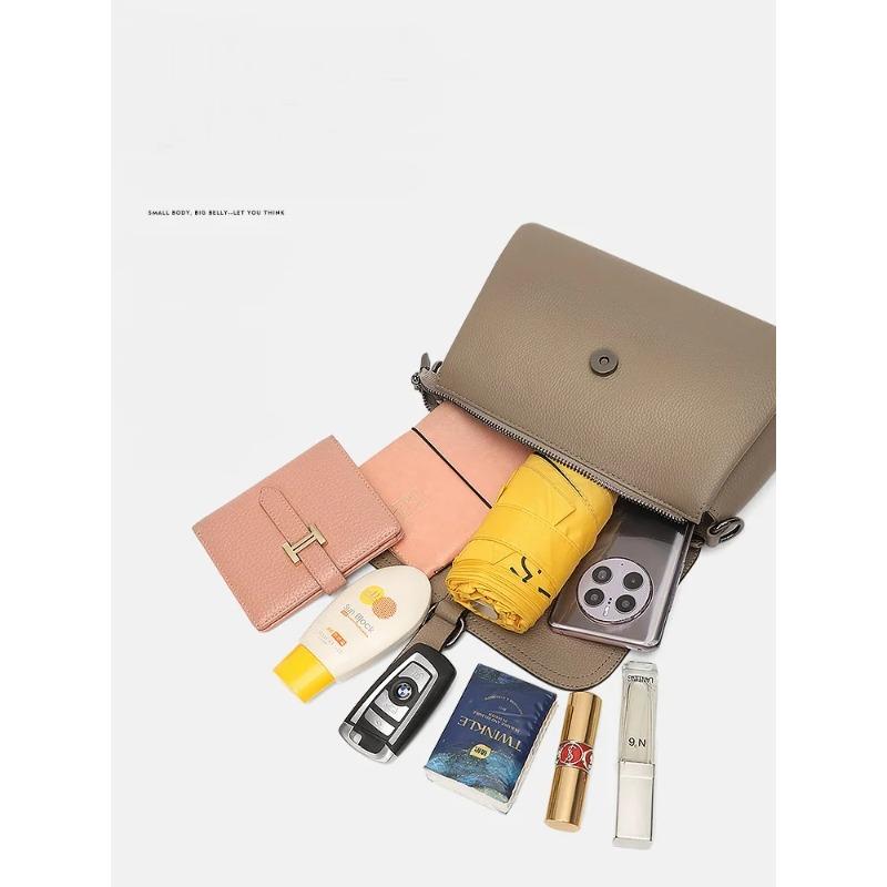 2026 Casual genuine leather crossbody bag new trendy and fashi women'sversatile shoulder bag large capacity handag as gift