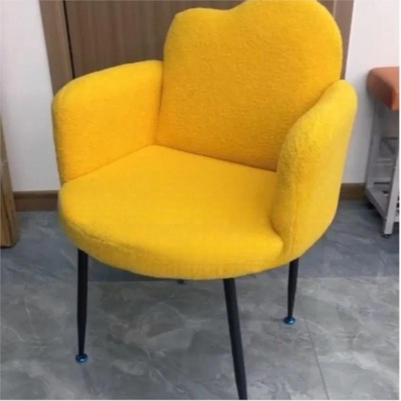 Realife Makeup Chair Creamy Fengyun Duo Makeup Stool Soft and Snug Backrest Bedroom Living Room Versatile and Space Saving