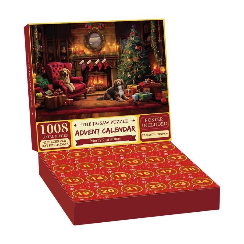 Christmas Countdown Calendar Puzzles Christmas Countdown Calendar Puzzle For Kids 24-day Christmas Countdown Calendar For Kids