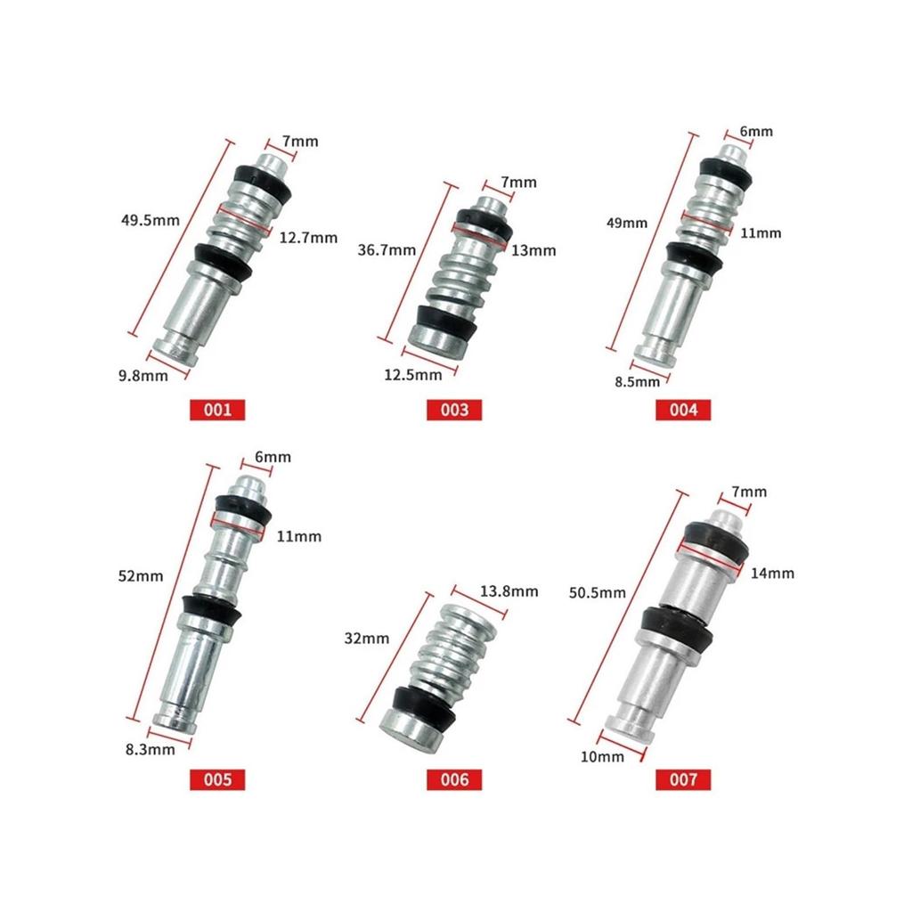 1 Set 11mm 12.7mm 14mm Hauptzylinder Kolbenstößel Reparaturkit Passend für Motorrad Motocross Kupplung Bremszylinder (005 11MM)