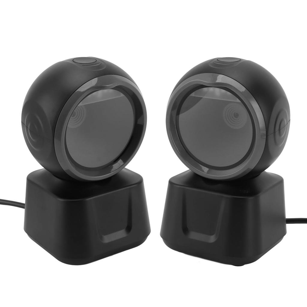 Desktop Barcode Scanner 1D 2D QR Omnidirectional Hands Free Automatic Image Sensing USB for Retail