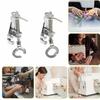 Open/Close Toe Darning Presser Foot Metal Construction Embroidery Presser Foot Darning