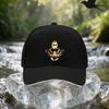 Roa Black Eagle Pattern Sandwich Cap, Unisex Easy Lightweight Adjustable Outdoor Sun Hat, Ideal Gift for Travel, Parties, And Bi