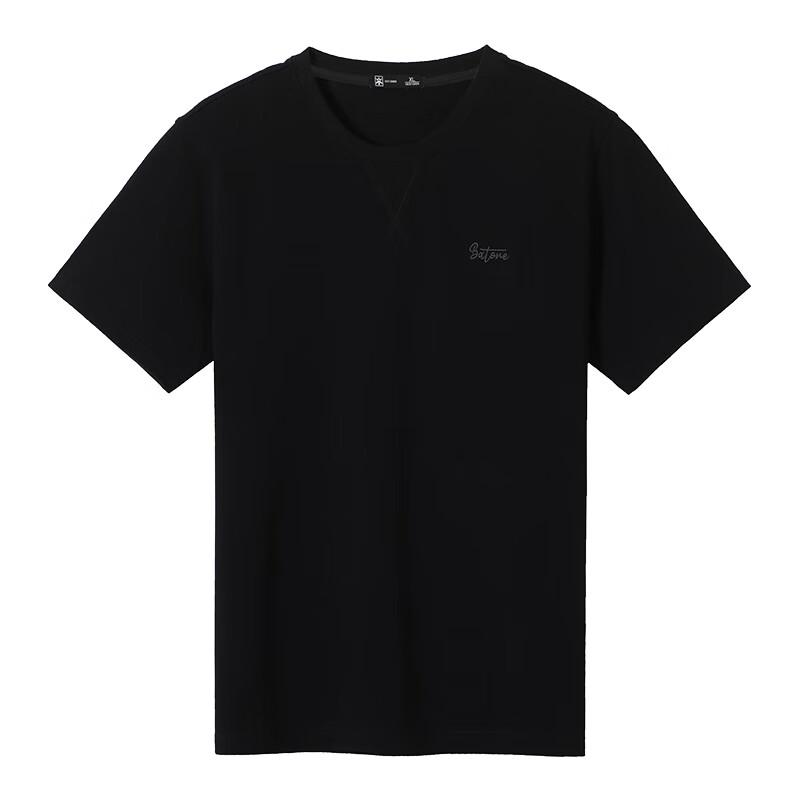 Tuoluzhe Men's Embroidered Pure Cotton T-Shirt