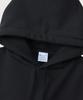 Big C Logo Oversized Jog Tag Hoodie Black