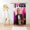 Mr Worldwide Says To Live Laugh Love Shower Curtain With Hooks Waterproof Shower Curtains For Bathroom Decor Bathtub Accessories