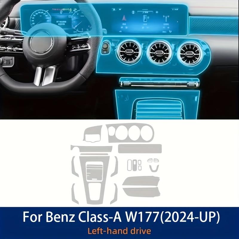 

For Mercedes-Benz A-Class W177 2024 TPU Protection Film Full Set Scratch-Resistant Center Console Screen Interior Accessories A