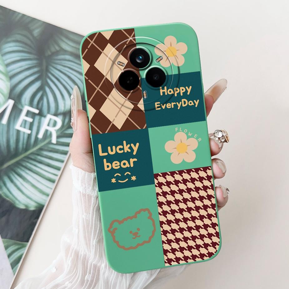Für Realme 14 Pro 5G Hülle RMX5056 Stylische Kunstbemalte Abdeckung Stoßfeste Handyhülle Für Realme 14 Pro Plus Realme14 Pro+ Weiche Taschen