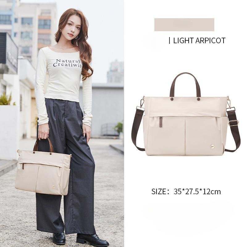 Modische und lässige leichte Hand-Schultertasche Computertasche Einkaufstasche mit großem Fassungsvermögen