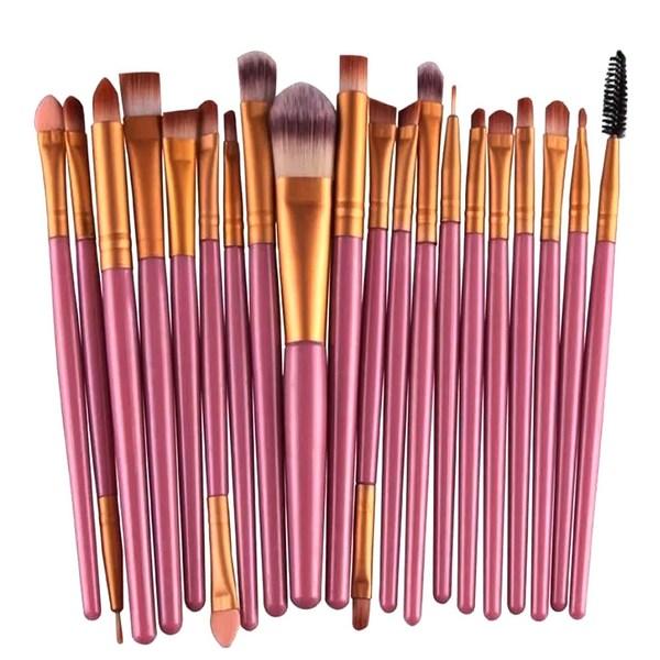 

Makeup brush 20-piece set, pink, 1 set, the most popular beauty accessory in Korea