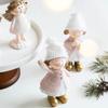 Mini Pink Girl Desktop Ornament Cartoon Merry Christmas Decorations  Home Living Room Office