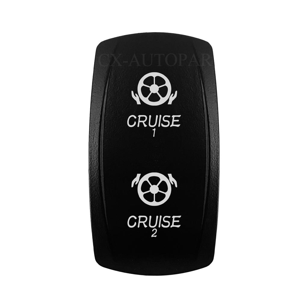 Laser-Engravable Rocker Switch Cap (No Body) - Switch Actuator Cover Replacement for 12V 24V Car Boat ATV Carling ARB Narva