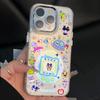 Cute Cartoon Role Tamagotchi Dog Phone Case For Samsung Galaxy A73 A16 A35 A55 A25 A15 A56 A54 A36 A34 A24 A26 4G 5G Soft Cover