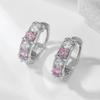 ZAKOL Cute Romantic Lovely Clear Stone Flower Convenient Simple Earrings Copper Cubic Zirconia For Women Party Jewelry EP2120
