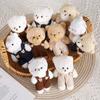 50Pcslot Plush Teddy Bears Toys Pendant Animal Stuffed Dolls Kawaii Girl Mini Bear Key Chain Bag Pendant Children Party Gifts