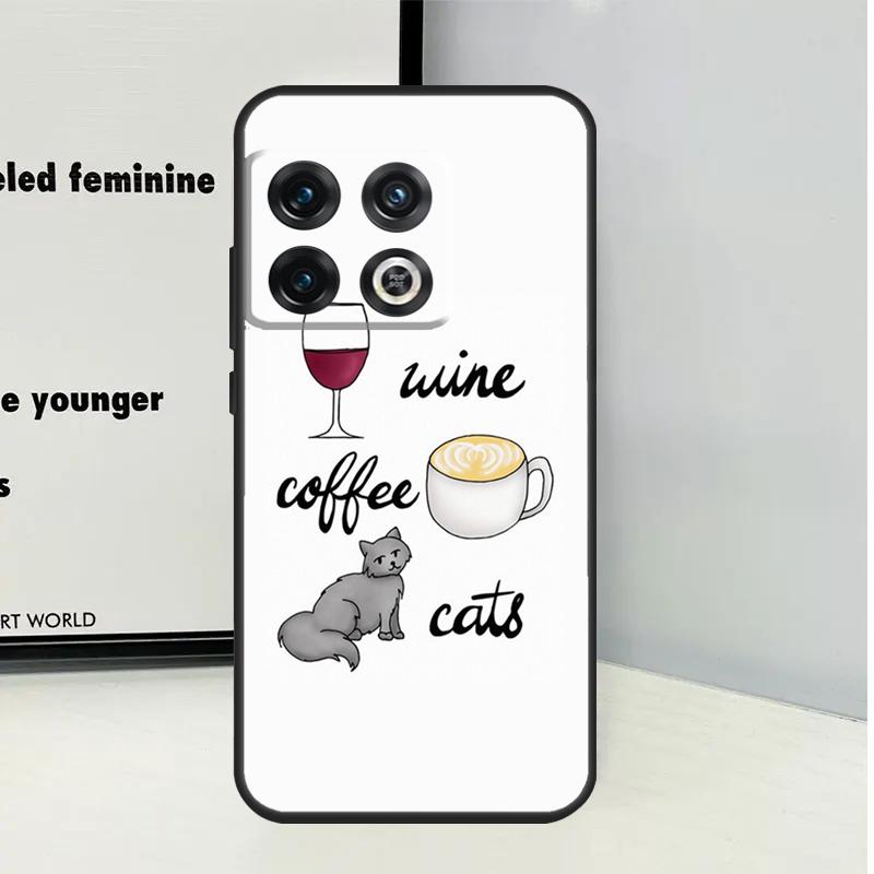

Coffee Wine Cup For OnePlus Nord CE 5 2 3 4 Lite N20 N30 Case For OnePlus 15 13 12 11 10 Pro 10T 12R 13R 13T OnePlus Nord 3