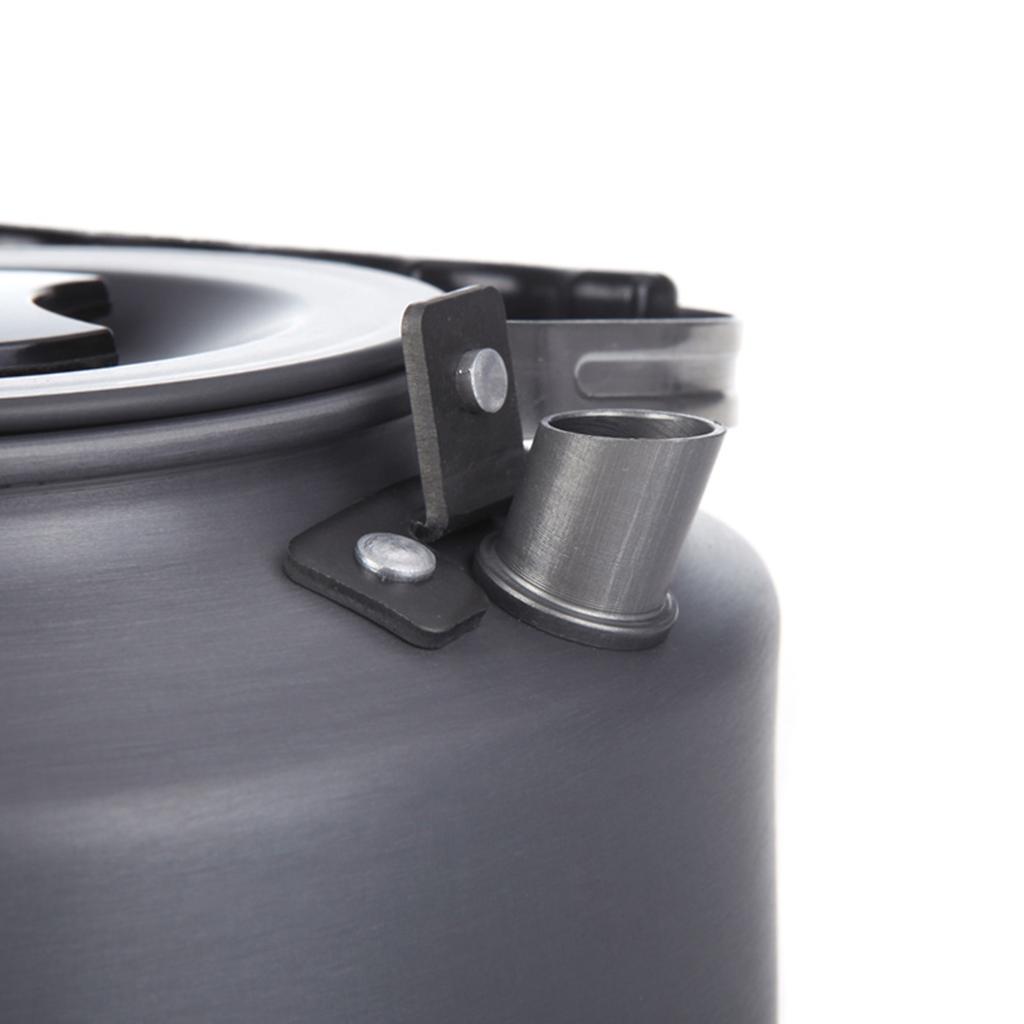 1.1L Portable Ultra-light Outdoor Hiking Camping Picnic Water Kettle Teapot Coffee Pot Anodised Aluminum