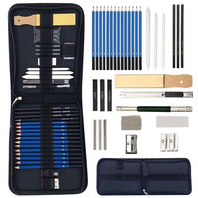 32pcs H&B Sketching Pencils Set Charcoal Pencil Art Painting Artists Kit Drawing and Sketch Kit Set
