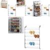 Modern Metal Shoe Rack For Home And Dormitory With Multilayer Storage Organizer