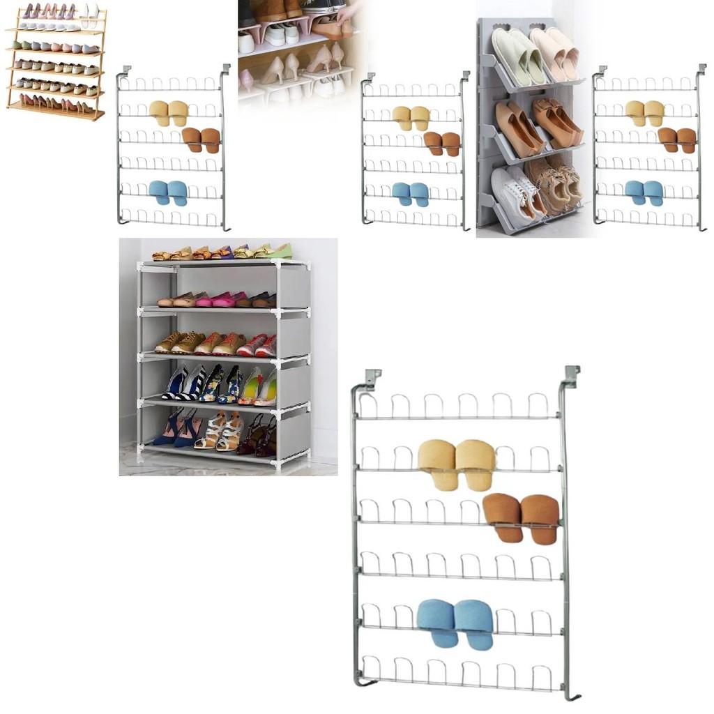 Modern Metal Shoe Rack For Home And Dormitory With Multilayer Storage Organizer