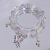 Colour Crystal Flowers Butterfly Pendant Beaded Bracelet for Women Multi Style Sweet Chain Charm Bracelets Girls Jewelry Gifts