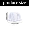6Pcs Scratch Resistant Steams Cleaner Bonnets Double Layer Washable Microfiber Cloths for Handheld Steamer Machines Pads