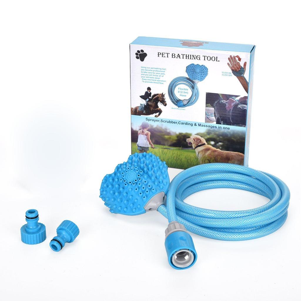 Pet Massage Design Clean Brush Nozzle Cat Bath Products Shower Brush Grooming Dog Brush