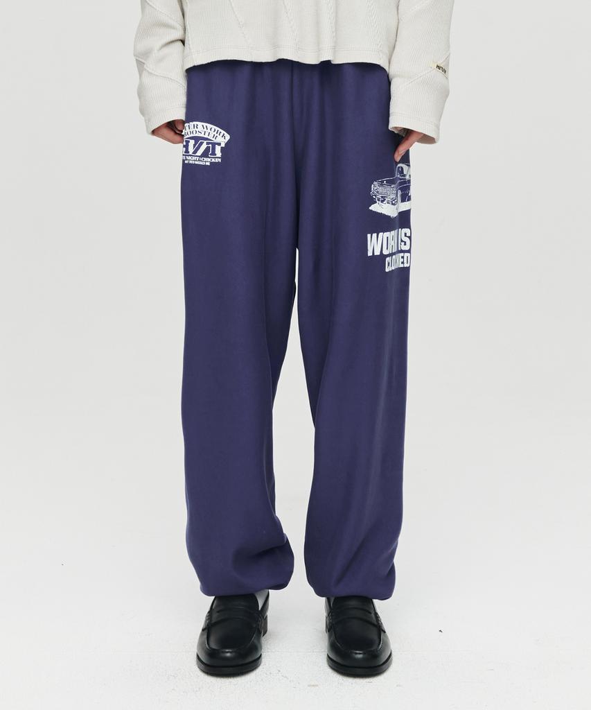 Hoite Het Closed Out Car Sweatpants (Purple)