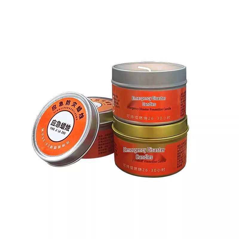 Fireproof Emergency Candle Kit: Outdoor & Household Power Outage Lighting Solution Gold/White Wax/30g