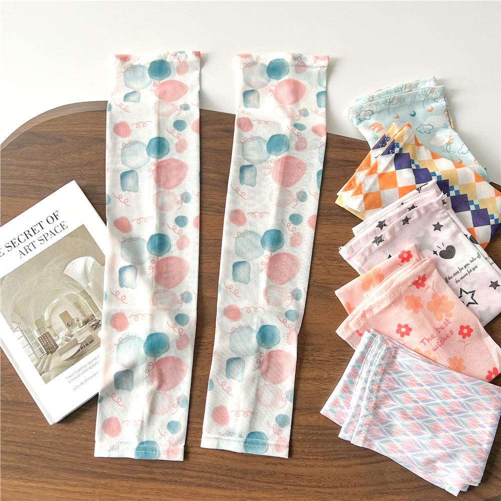 Lightweight And Breathable Ice Sleeves For Women'S Summer New Sunscreen Sleeves For Outdoor Cycling Driving Work Sun Protection Arm Protection