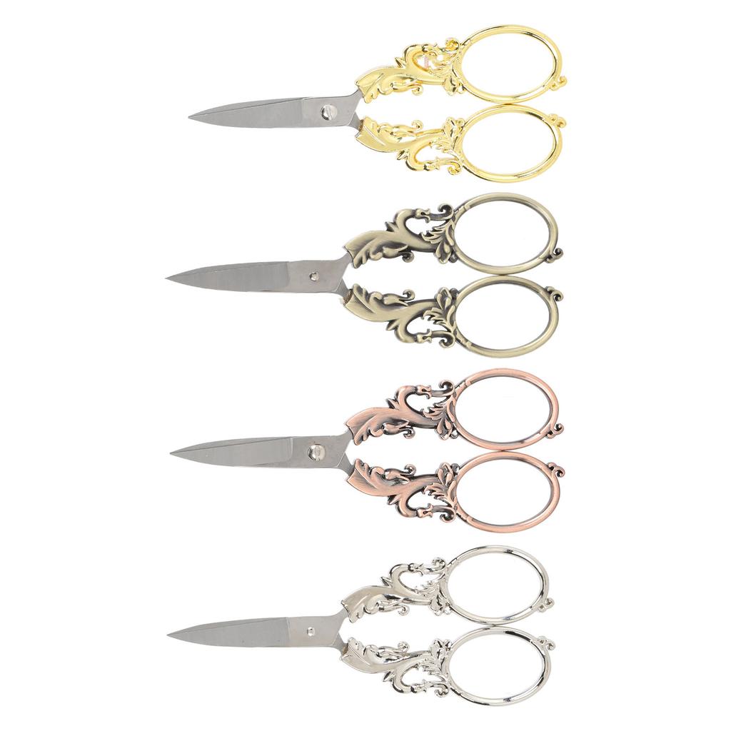 5in Embroidery Scissors Stainless Steel Tip Multifunctional Portable Vintage Scissors for Handmade P