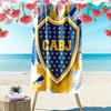 Boca Juniors Print Beach Towel, Large Soft Quick Dry Towel for Beach Camping Swimming