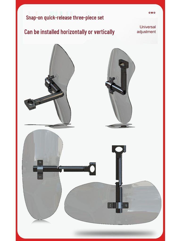 Suzuki DL250 Motorcycle Accessories: Butterfly Bumper, Knee Pads, Windshield, Mudguards