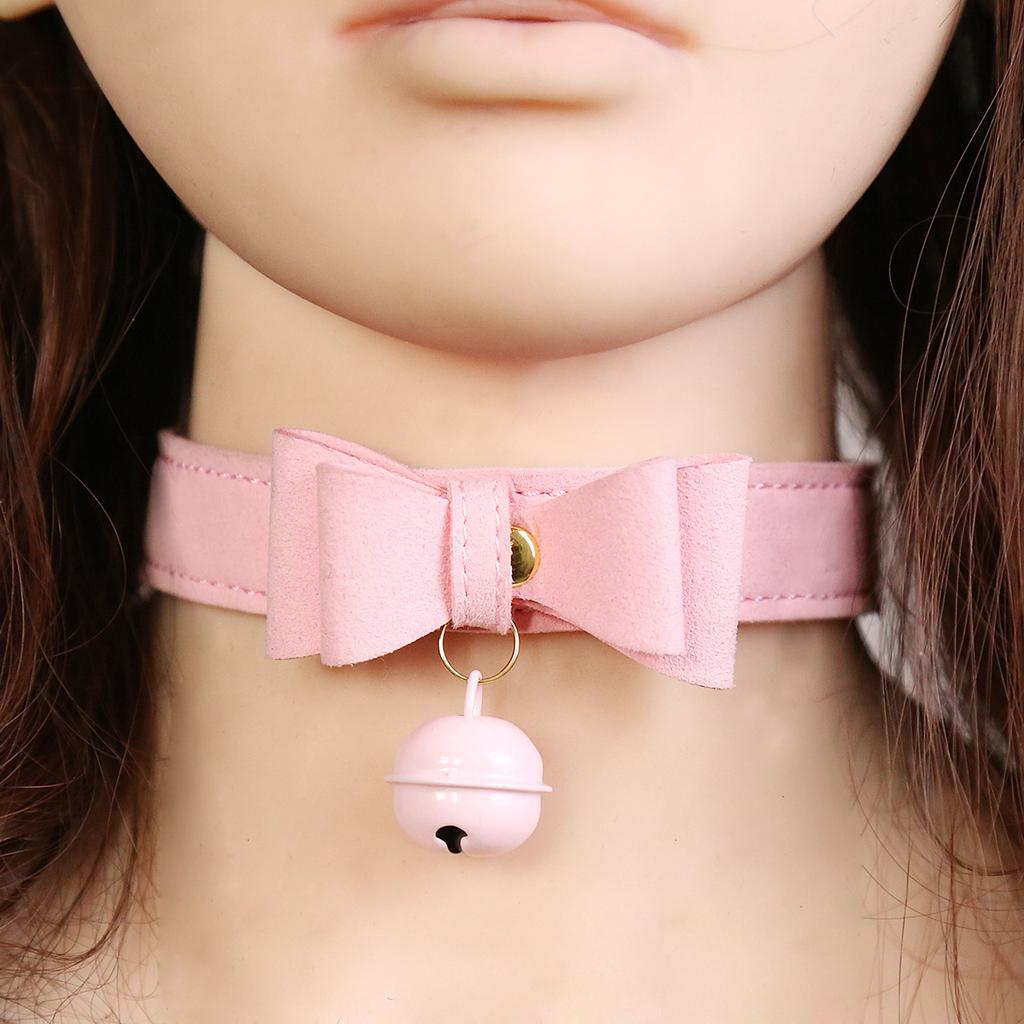 Cosplay Cute Bell Bow-knot Collar Sexual Sex Toys Set BDSM Toys Sexy Lingerie Gothic For Erotic Adults Games SM Bondage